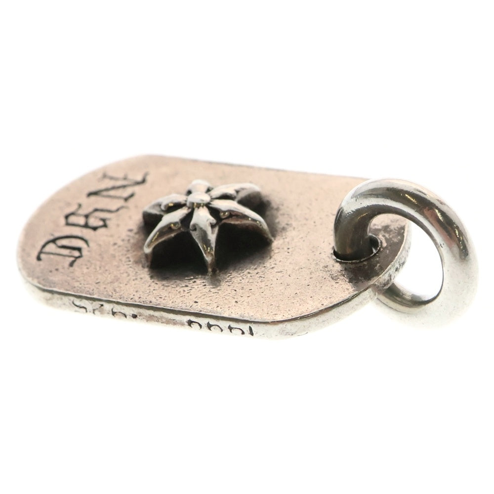 CHROME HEARTS(クロムハーツ) RAISED DOGTAG レイズドドッグタグ NYC限定チャーム ネックレストップ シルバー