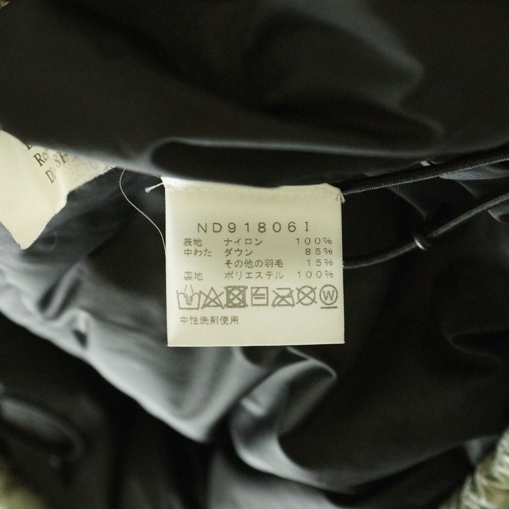 SUPREME(シュプリーム) 19AW ×THE NORTH FACE Paper Print Nuptse Jacket ザ ノースフェイス ペーパープリント ヌプシ ナイロン ダウンジャケット ブラック/グレー ND91806I