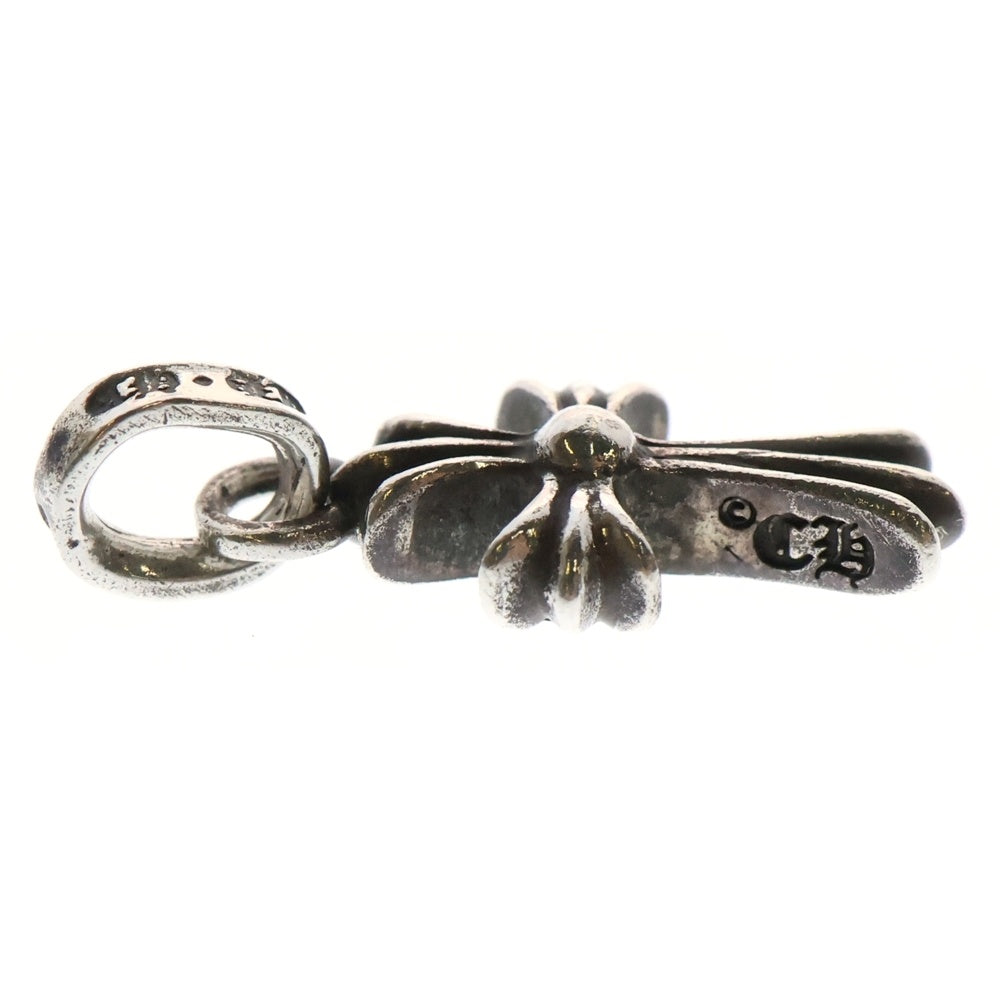 CHROME HEARTS(クロムハーツ) CRS BBYFAT P SAP ベイビーファットクロス PAVEサファイア ペンダントトップ シルバー BCA236