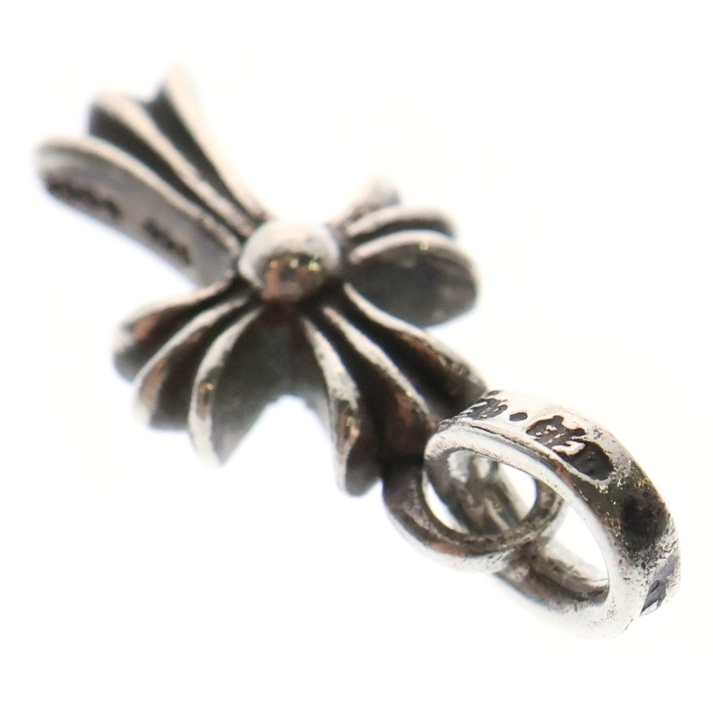 CHROME HEARTS(クロムハーツ) CRS BBYFAT P SAP ベイビーファットクロス PAVEサファイア ペンダントトップ シルバー BCA236