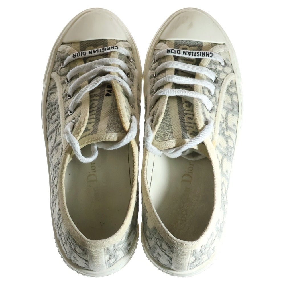 Christian Dior(クリスチャンディオール) Walk'n'Dior オブリーク 総柄ローカットスニーカー レディース ホワイト LS04-22-36