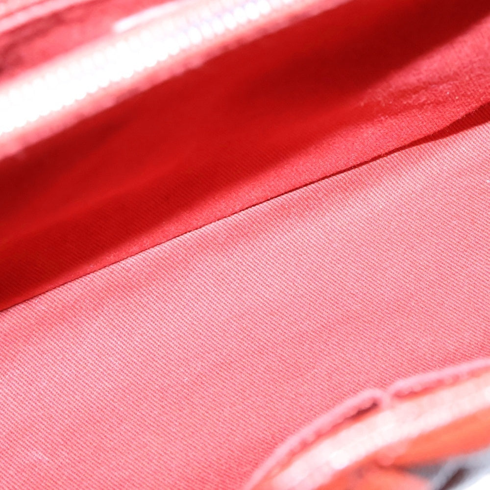 CHANEL(シャネル) マトラッセ トップハンドル キャビアスキン 2WAY チェーンショルダーハンドバッグ レッド A92991