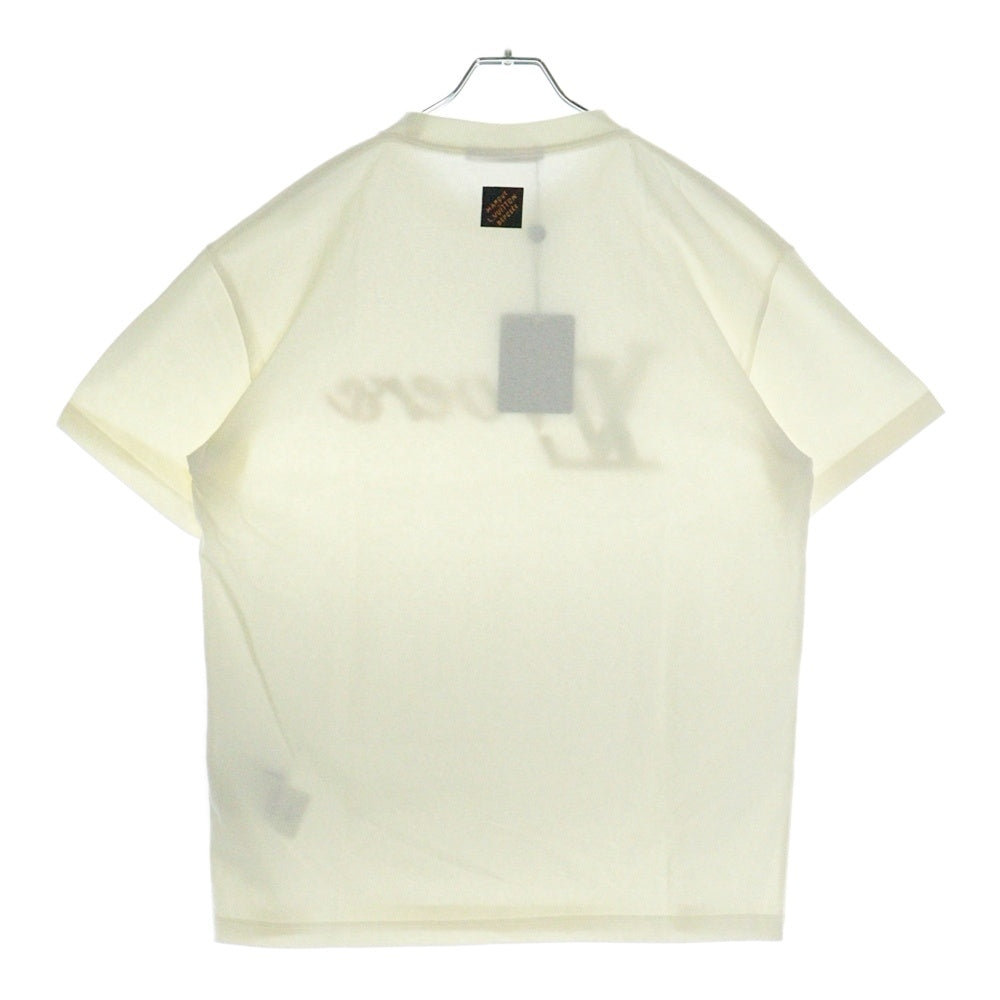 LOUIS VUITTON(ルイヴィトン) 24AW LVLovers ビジューロゴ装飾 クルーネック半袖Tシャツカットソー ホワイト RM242MM NPL HRY29W