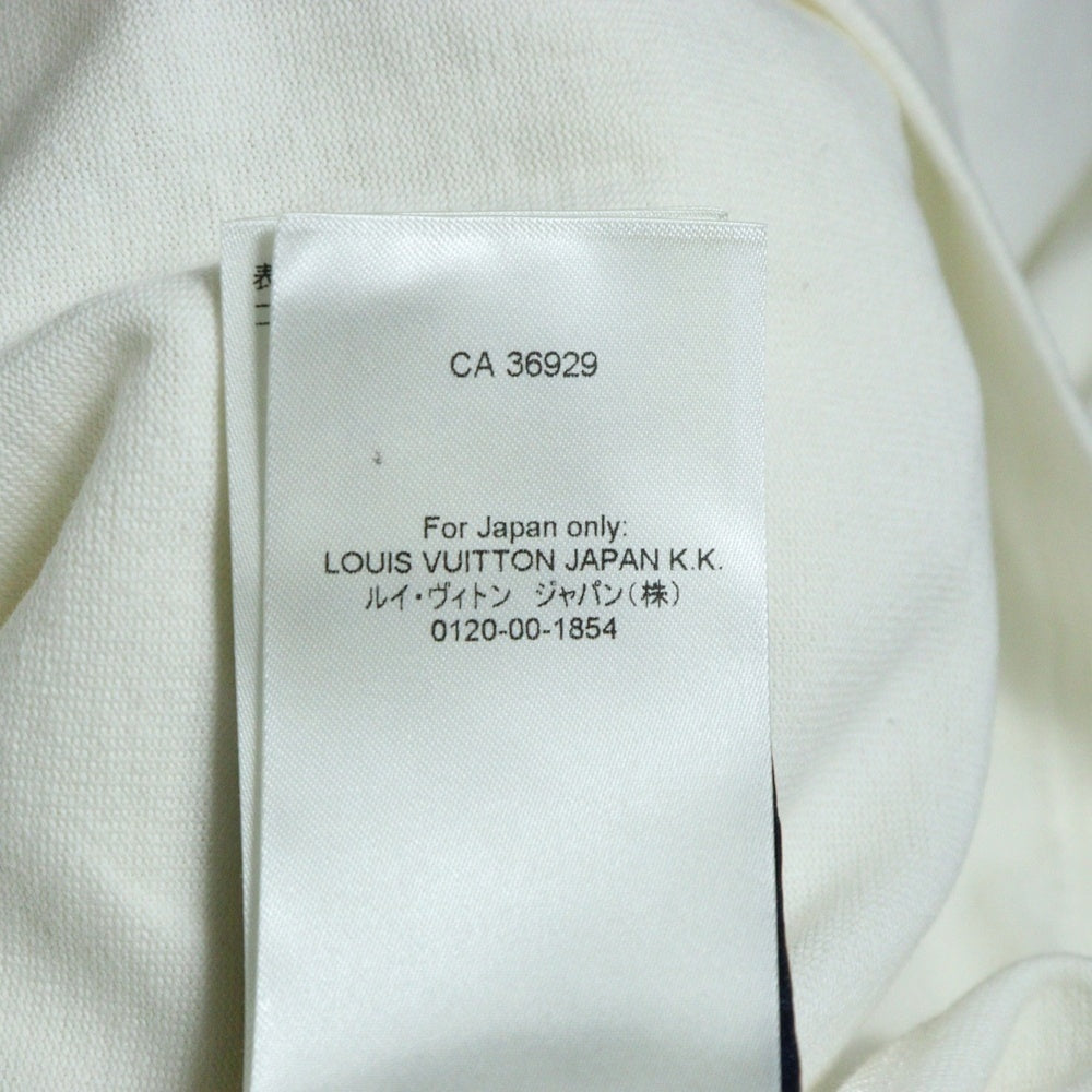 LOUIS VUITTON(ルイヴィトン) 24AW LVLovers ビジューロゴ装飾 クルーネック半袖Tシャツカットソー ホワイト RM242MM NPL HRY29W