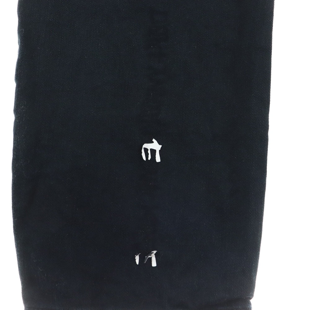 TRENDIANO(トレンディアーノ) ストレートデニムパンツ ブラック