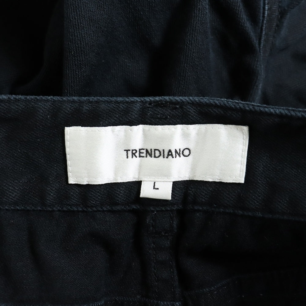 TRENDIANO(トレンディアーノ) ストレートデニムパンツ ブラック