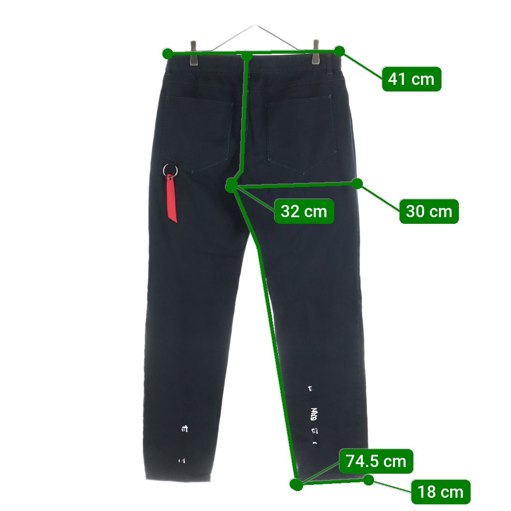 TRENDIANO(トレンディアーノ) ストレートデニムパンツ ブラック