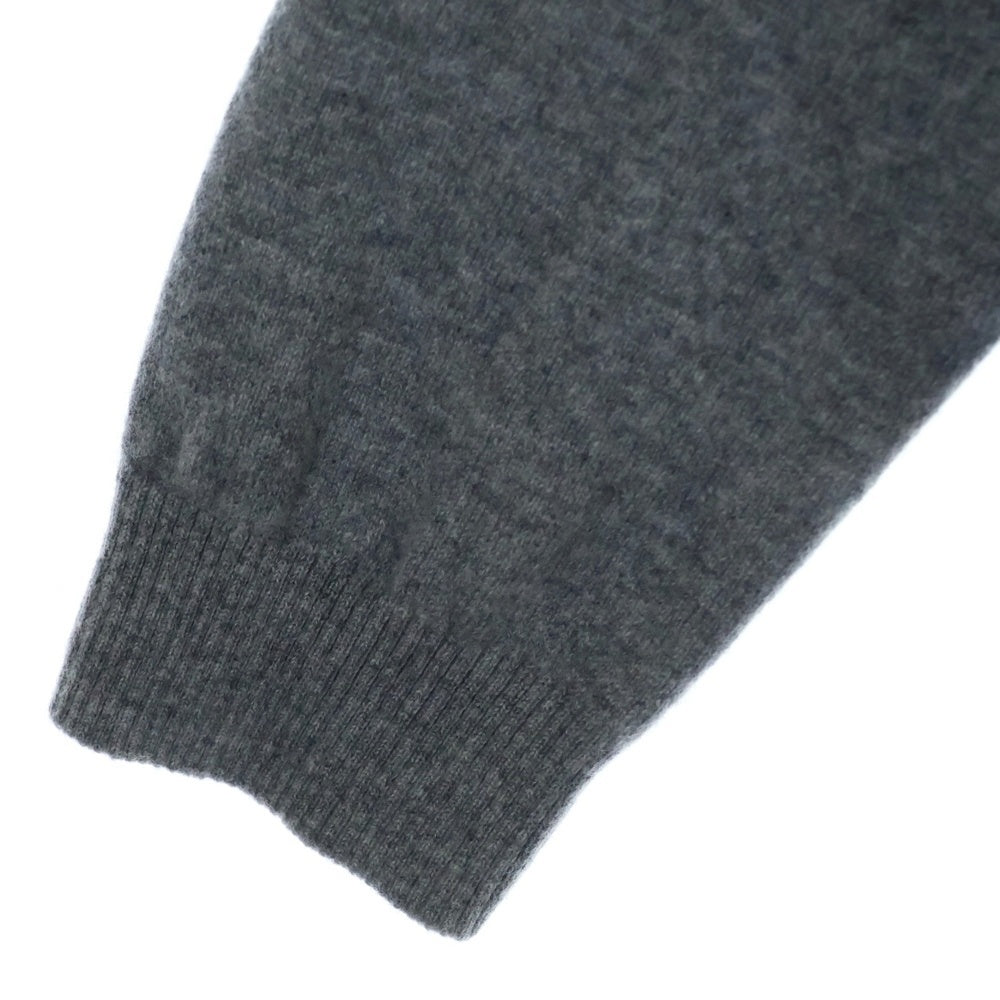 HUMAN MADE(ヒューマンメイド) ×KAWS Knit Sweater ダブルブランドロゴ 長袖ニット グレー