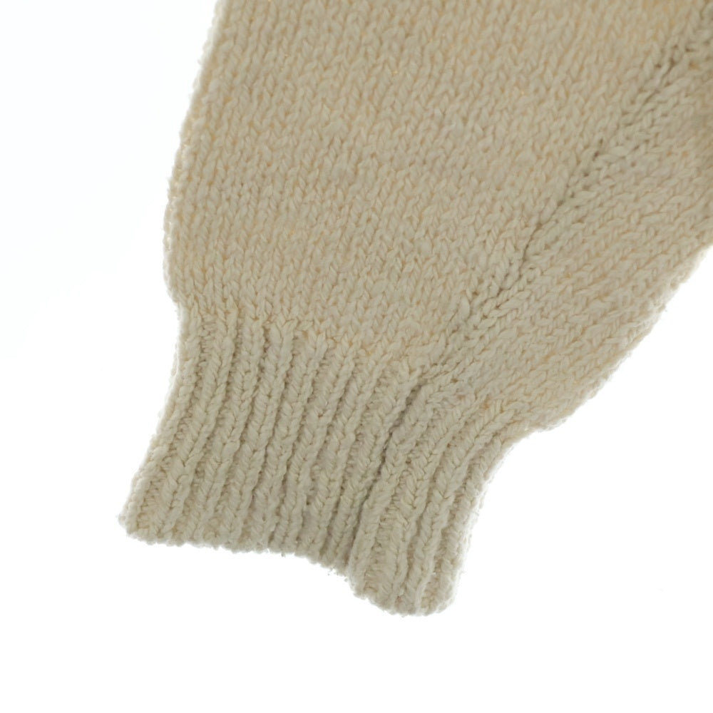 HUMAN MADE(ヒューマンメイド) PROTOTYPE Knit Sweater バッグロコプリント 長袖ニット アイボリー