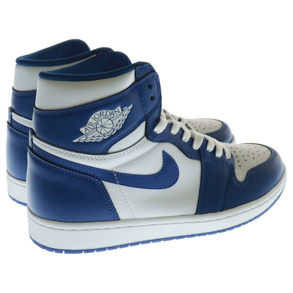 NIKE(ナイキ) Air Jordan 1 Retro High STORM BLUE エアジョーダン1 レトロ ストームブルー ハイカットスニーカー ブルー US9/27cm 555088-127