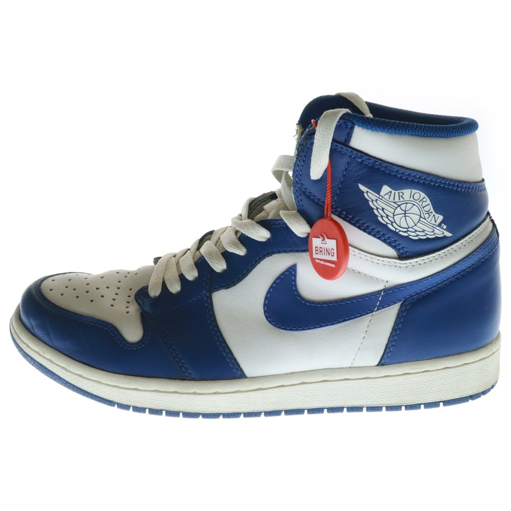 NIKE(ナイキ) Air Jordan 1 Retro High STORM BLUE エアジョーダン1 レトロ ストームブルー ハイカットスニーカー ブルー US9/27cm 555088-127