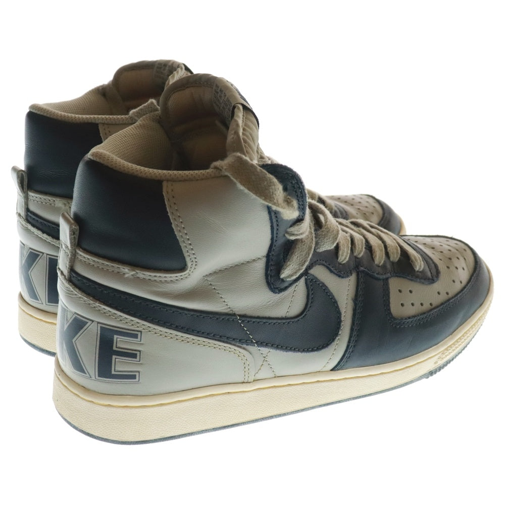 NIKE(ナイキ) 【観賞用2008年製】 Terminator High Granate/Dark Obsidian-Sail ターミネーター グラナイト/ダークオブシディアン-セイル ハイカットスニーカー 318677-041