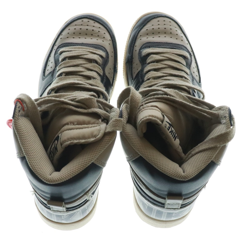NIKE(ナイキ) 【観賞用2008年製】 Terminator High Granate/Dark Obsidian-Sail ターミネーター グラナイト/ダークオブシディアン-セイル ハイカットスニーカー 318677-041
