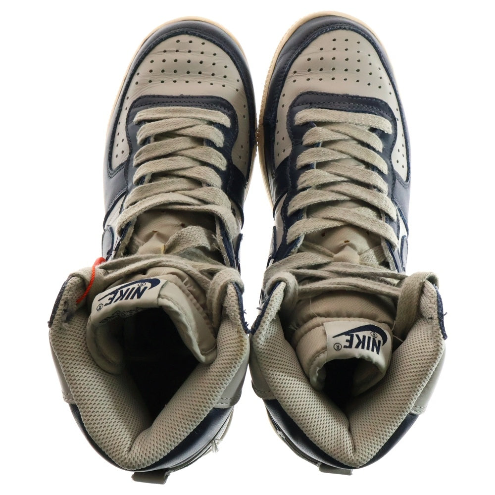 NIKE(ナイキ) 【観賞用2008年製】 Terminator High Granate/Dark Obsidian-Sail ターミネーター グラナイト/ダークオブシディアン-セイル ハイカットスニーカー 318677-041