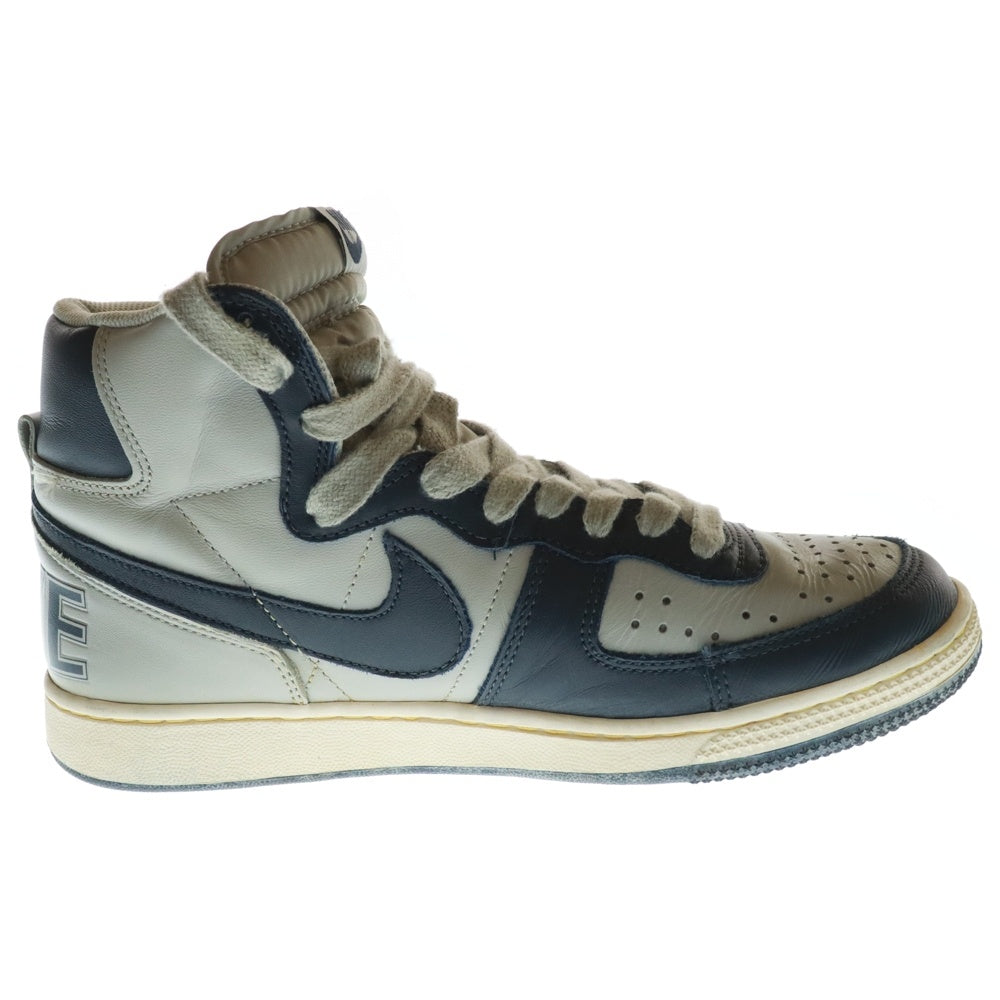 NIKE(ナイキ) 【観賞用2008年製】 Terminator High Granate/Dark Obsidian-Sail ターミネーター グラナイト/ダークオブシディアン-セイル ハイカットスニーカー 318677-041