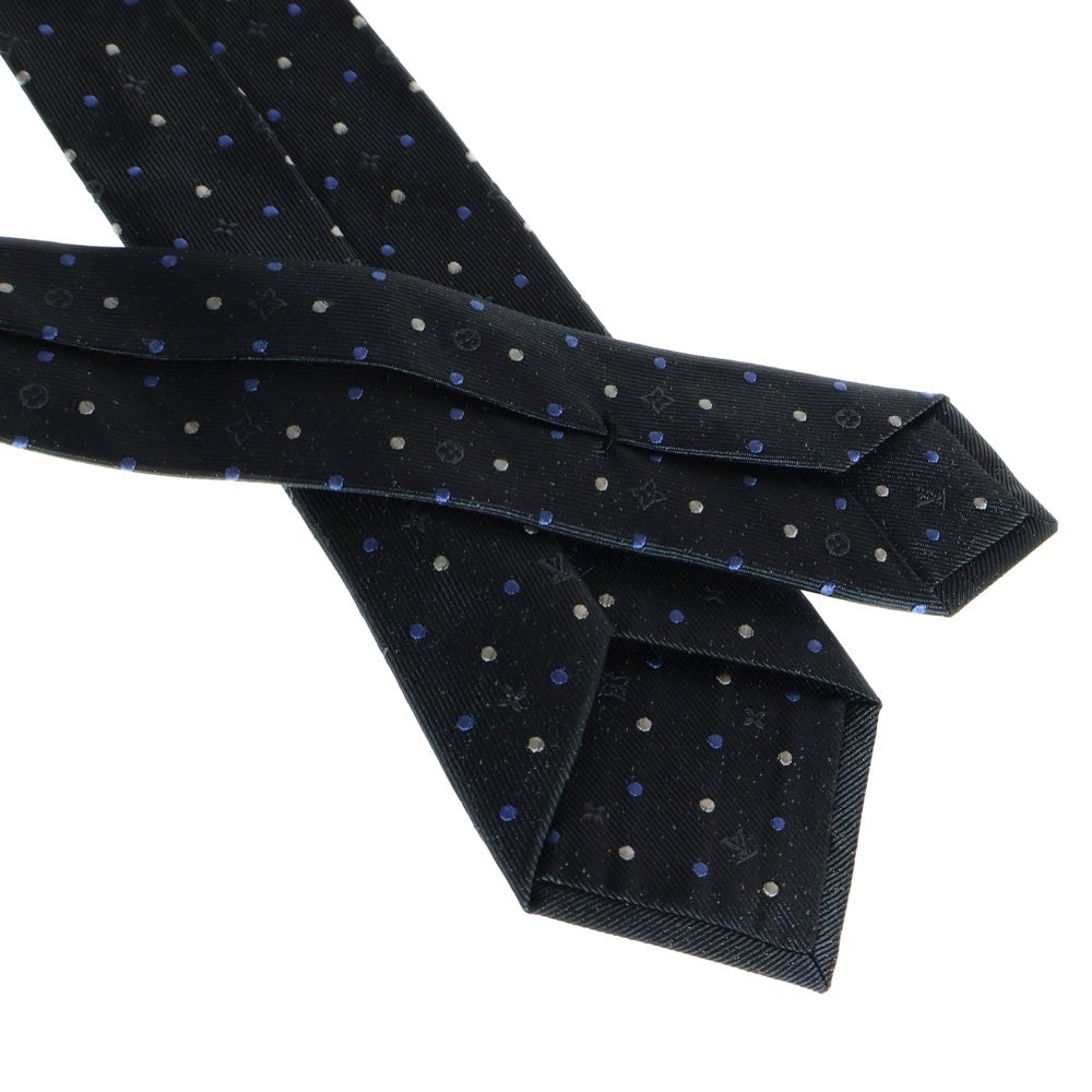 LOUIS VUITTON(ルイヴィトン) モノグラム グラディエント ドット シルクネクタイ ネイビー M70932