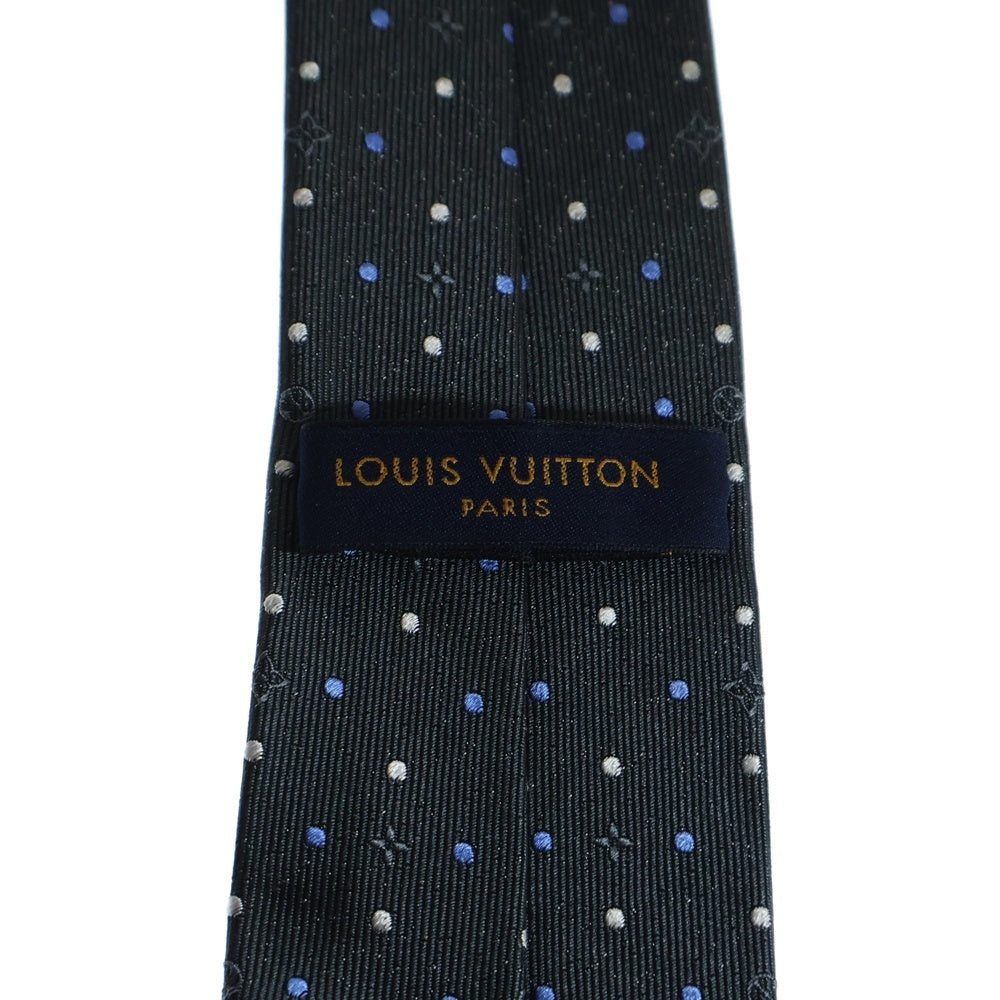 LOUIS VUITTON(ルイヴィトン) モノグラム グラディエント ドット シルクネクタイ ネイビー M70932