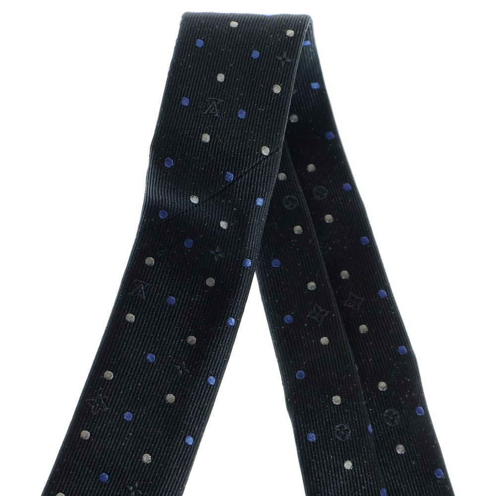 LOUIS VUITTON(ルイヴィトン) モノグラム グラディエント ドット シルクネクタイ ネイビー M70932