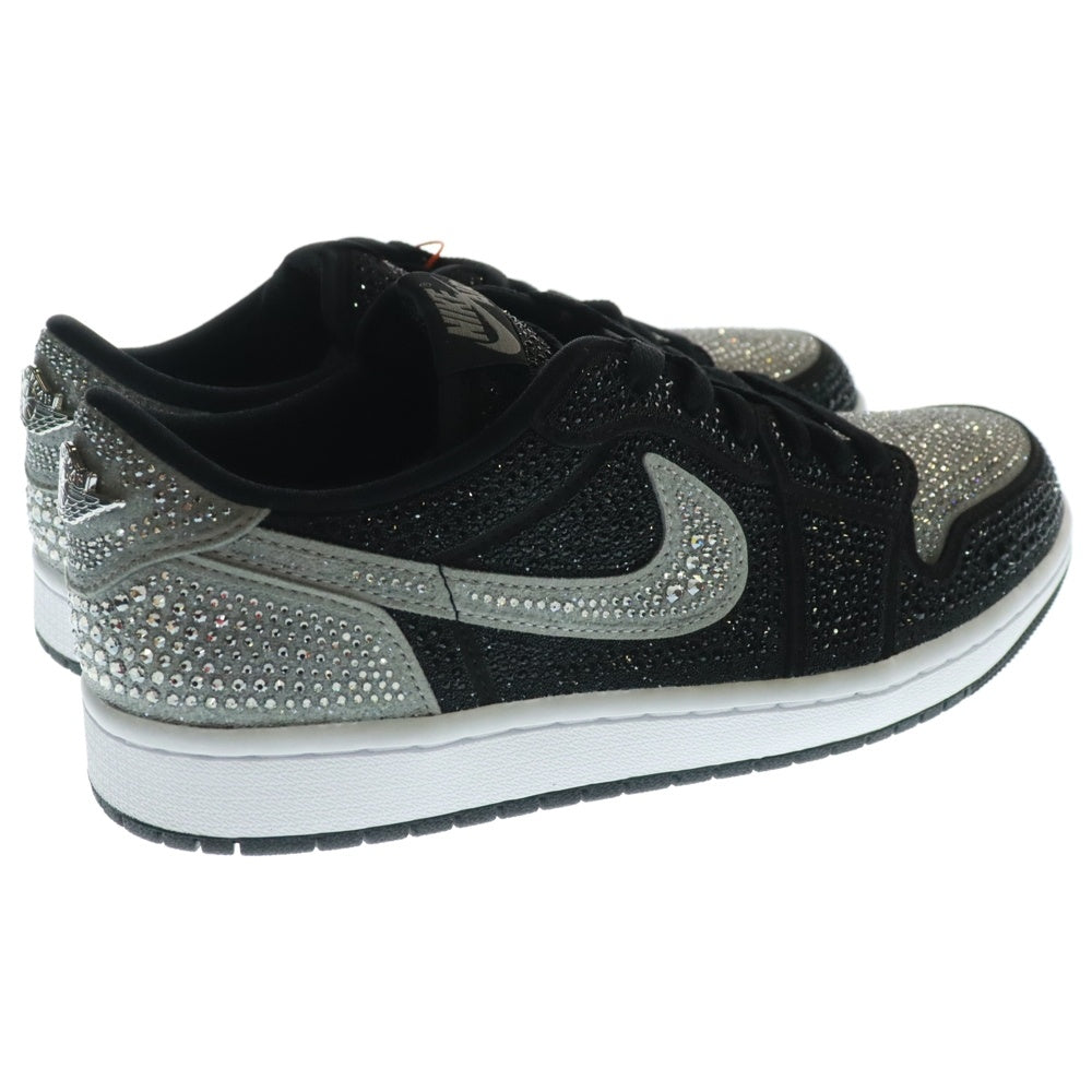 NIKE(ナイキ) ×Swarovski WMNS Air Jordan 1 Low OG Crystal/Shadow ×スワロフスキー エアジョーダン1 クリスタル/シャドウ レディース US9.5/26.5cm HM9208-001