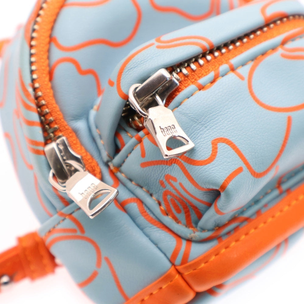 A BATHING APE(アベイシングエイプ) NEON CAMOICRO BACKPACK ネオンカモ チェーンバックパック ブルー/オレンジ