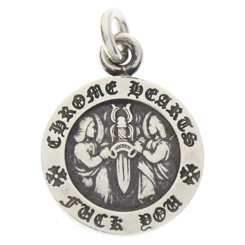 CHROME HEARTS(クロムハーツ) CHRM ANGL MDL V1 エンジェルメダルチャーム ペンダントトップ シルバーBCA229