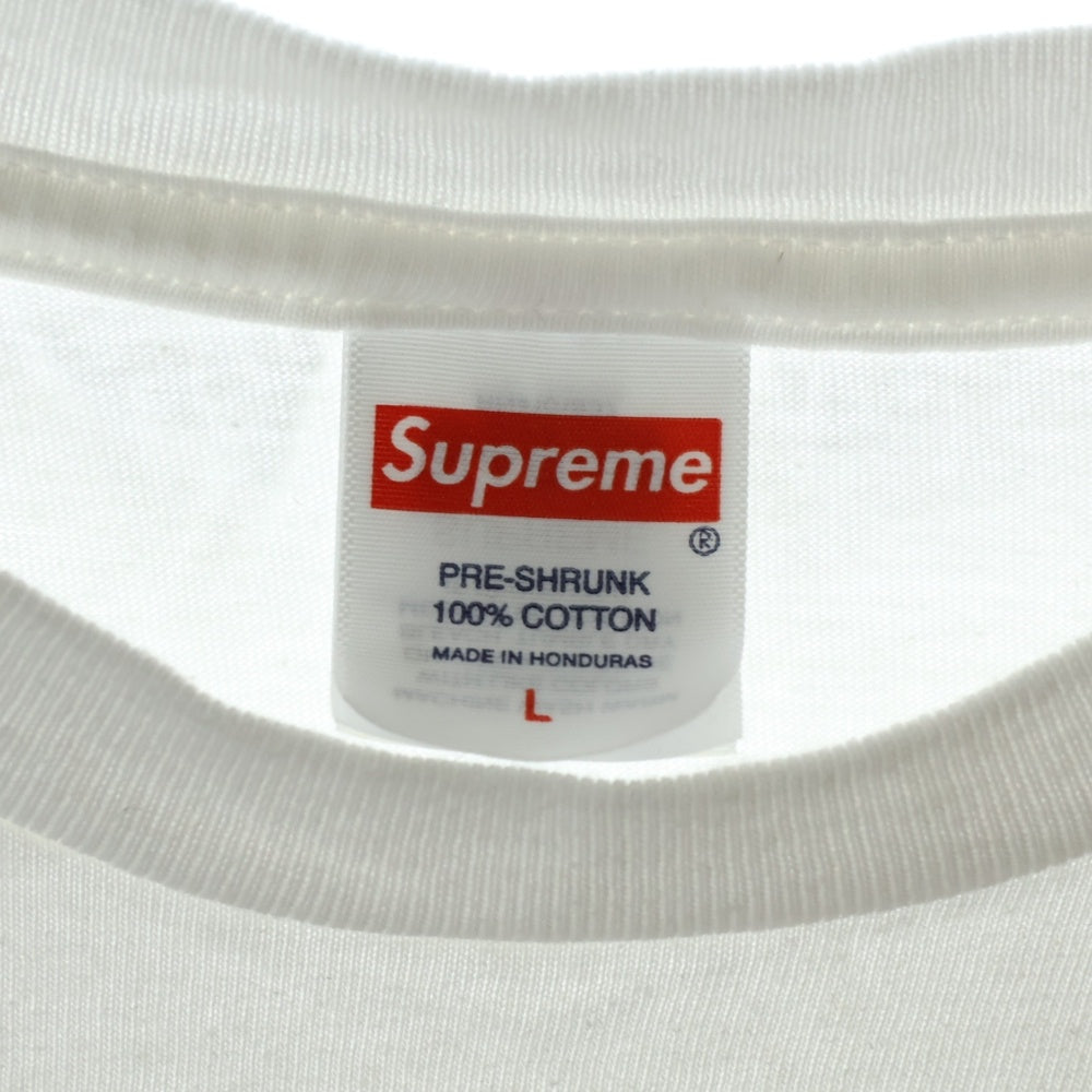 SUPREME(シュプリーム) 25SS Dean Blint Tee フロントプリント クルーネック半袖Tシャツカットソー ホワイト
