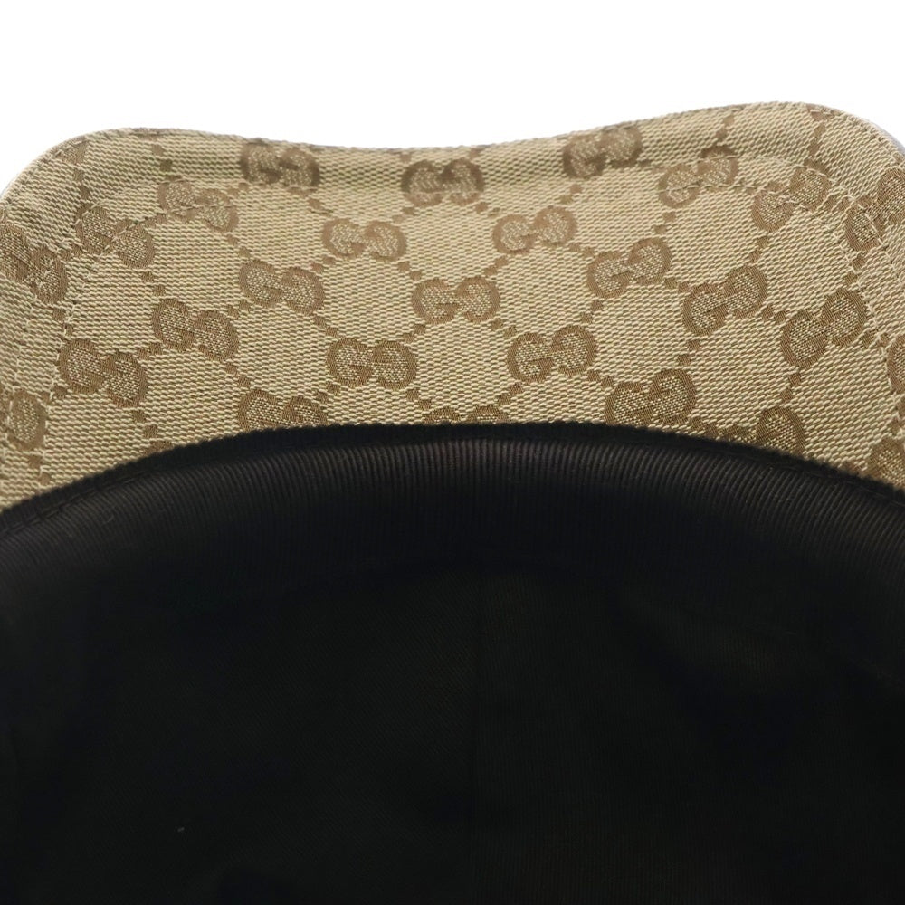 GUCCI(グッチ) GGキャンバス ベースボールキャップ ベージュ