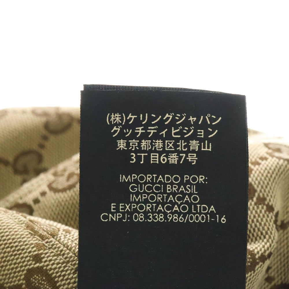 GUCCI(グッチ) GGキャンバス ベースボールキャップ ベージュ