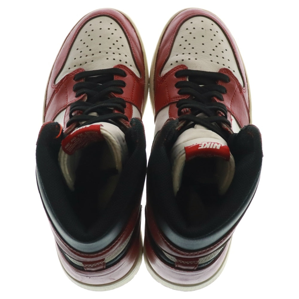 NIKE(ナイキ) 【観賞用 2015年製】 Air Jordan 1 Retro High Chicago エアジョーダン1 レトロ シカゴ ハイカットスニーカー レッド US10.5/28.5cm 555088-101