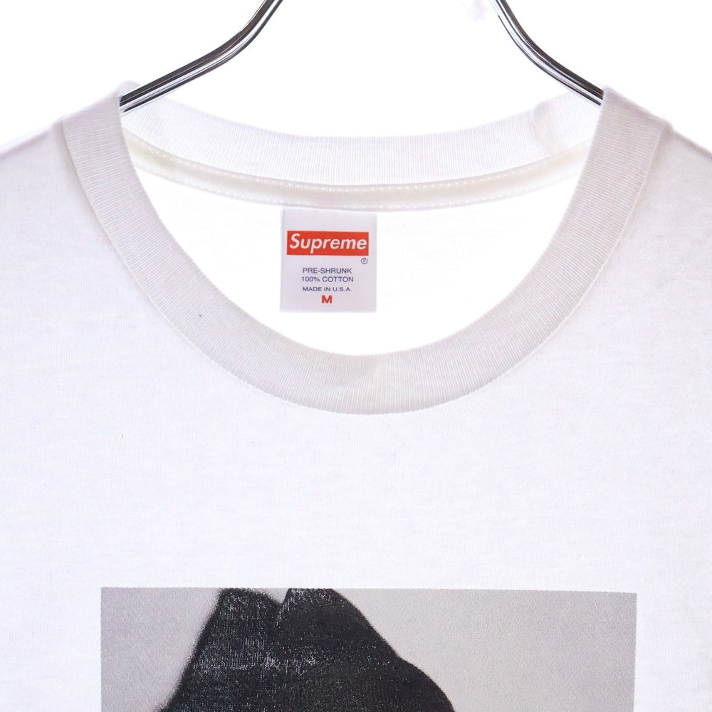 SUPREME(シュプリーム) 17AW Nas Tee ナズ フロントプリント クルーネック半袖Tシャツカットソー ホワイト