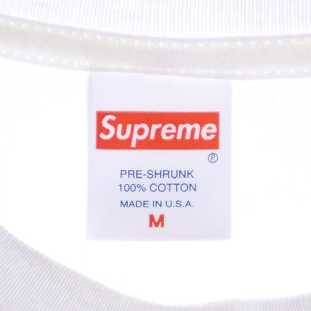 SUPREME(シュプリーム) 17AW Nas Tee ナズ フロントプリント クルーネック半袖Tシャツカットソー ホワイト