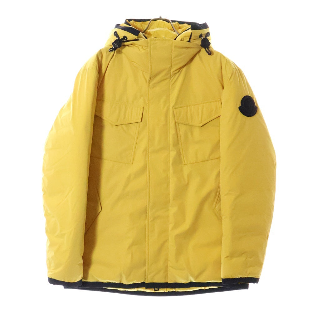 MONCLER(モンクレール) ONDRES GIUBBOTTO ONDRES JACKET ラバーロゴ フーディーダウンジャケット イエロー F20911858400 54A91