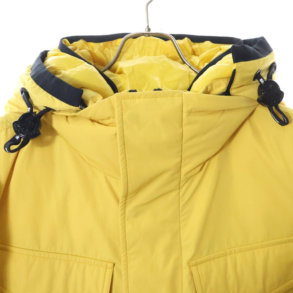 MONCLER(モンクレール) ONDRES GIUBBOTTO ONDRES JACKET ラバーロゴ フーディーダウンジャケット イエロー F20911858400 54A91