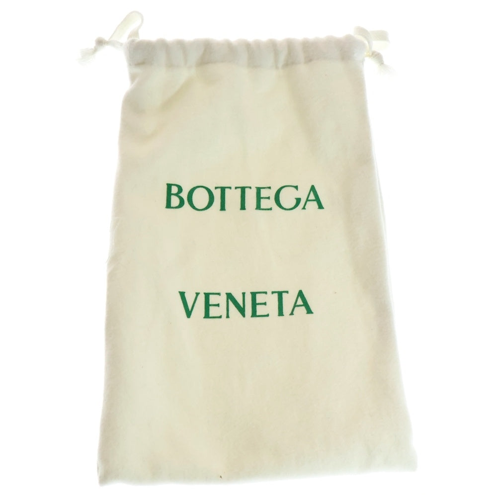 BOTTEGA VENETA(ボッテガヴェネタ) マキシイントレチャート レザー 二つ折りファスナーウォレット グレー