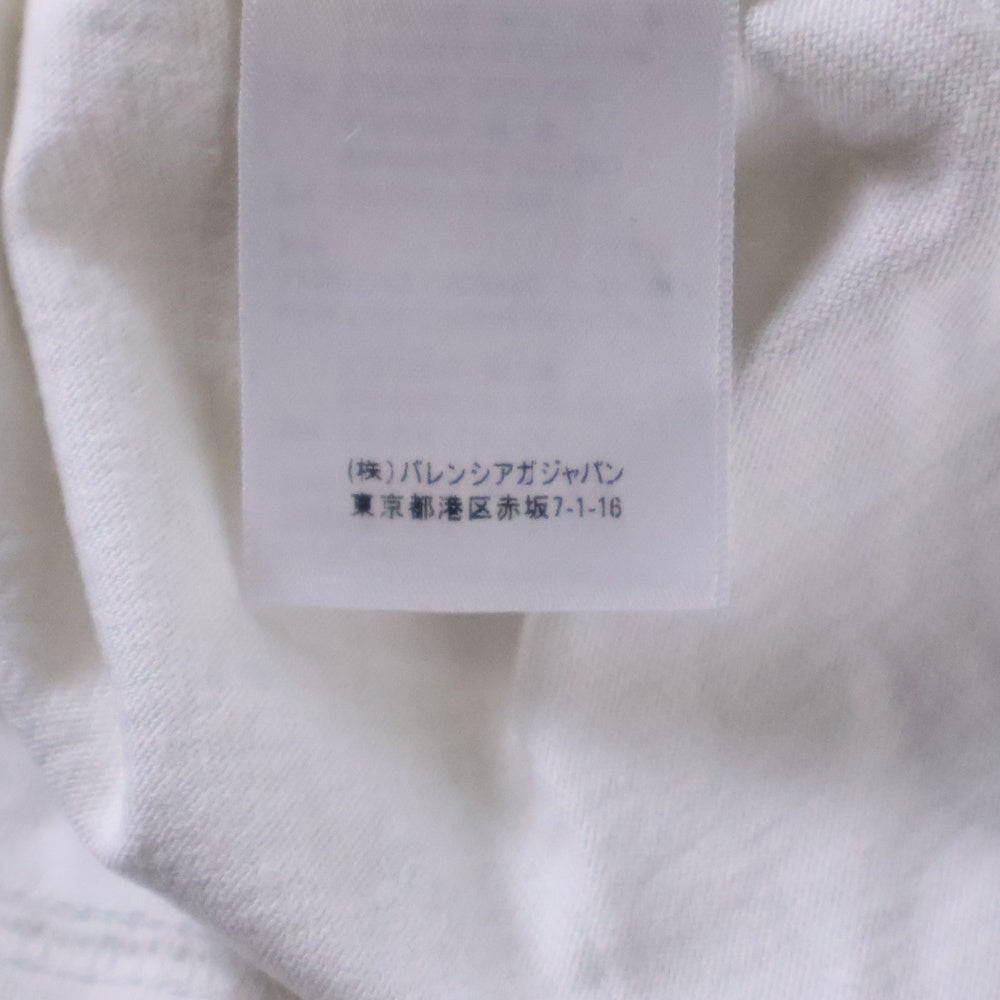 BALENCIAGA(バレンシアガ) 21AW ×The Simpsons Oversized Tee ザ・シンプソンズ オーバーサイズフロントプリント 半袖cカットソー 670943 TLVG7 ホワイト