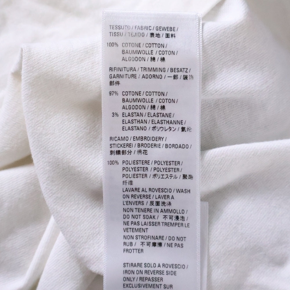 BALENCIAGA(バレンシアガ) 21AW ×The Simpsons Oversized Tee ザ・シンプソンズ オーバーサイズフロントプリント 半袖cカットソー 670943 TLVG7 ホワイト