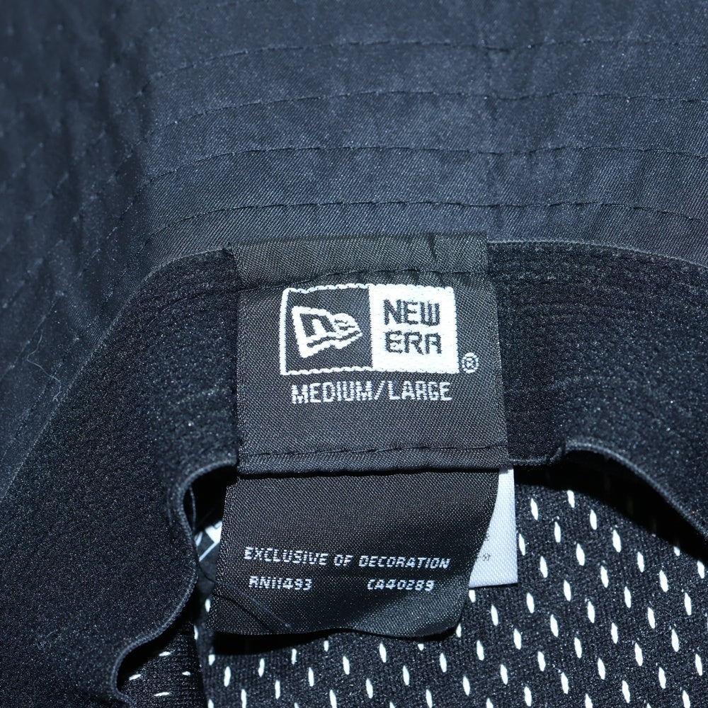 N21 numero ventuno(ヌメロ ヴェントゥーノ) ×NEWERA ×ニューエラ ロゴ刺繡 バケットハット ブラック