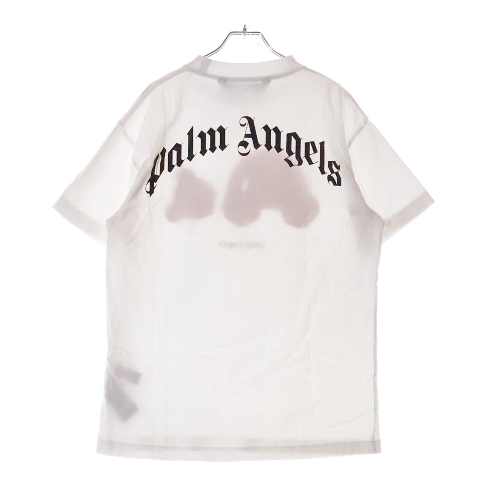 Palm Angels(パームエンジェルス) 21SS KILL THE BEAR フロントプリント クルーネック半袖Tシャツカットソー ホワイト PMAA001C99JER001