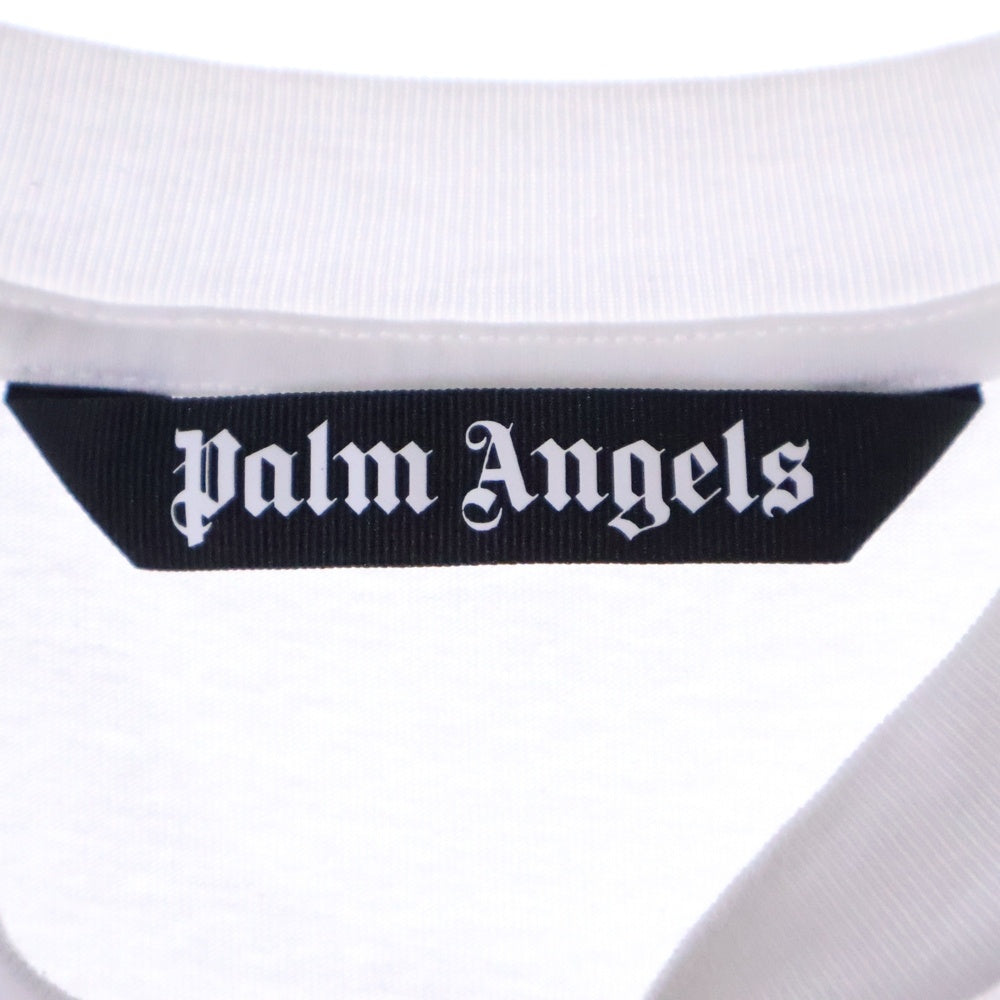 Palm Angels(パームエンジェルス) 21SS KILL THE BEAR フロントプリント クルーネック半袖Tシャツカットソー ホワイト PMAA001C99JER001