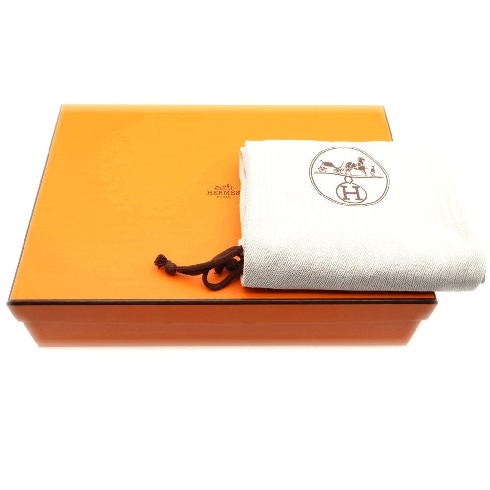 HERMES(エルメス) イズミール Hロゴ フラットレザーサンダル ブラック