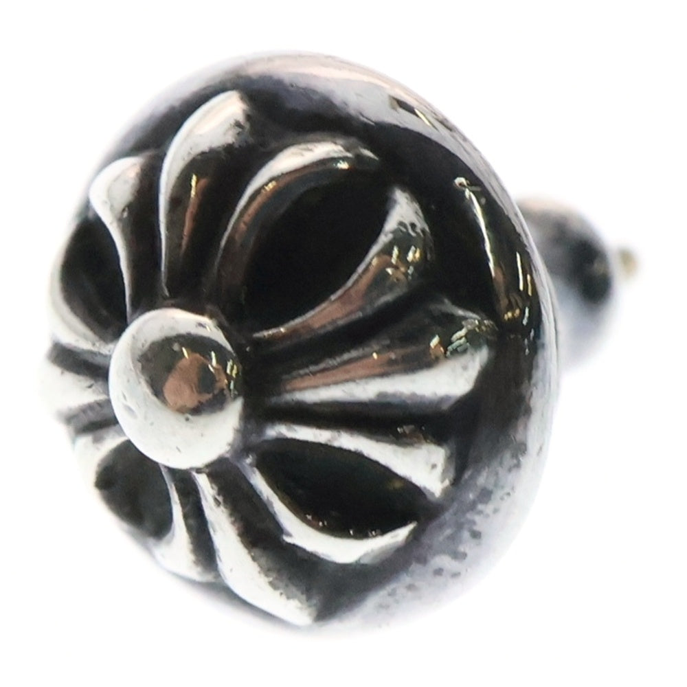 CHROME HEARTS(クロムハーツ) STUD CRSBLL クロスボールスタッドピアス シルバー BCA110