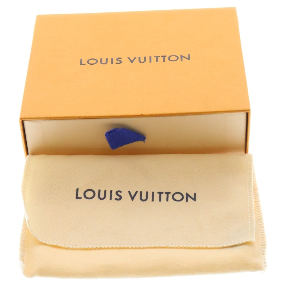 LOUIS VUITTON(ルイヴィトン) モノグラム ポルトフォイユ ノア レザー コンパクトジップウォレット カードケース ブラウン/イエロー ICチップ M83664