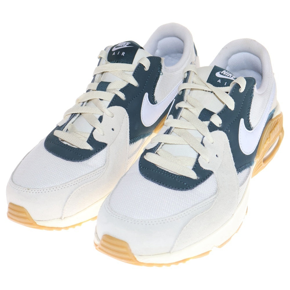NIKE(ナイキ) Air Max Excee Sail Deep Jungle エアマックス エクシー セイル ディープジャングル ローカットスニーカー ホワイト/グリーン US9/27cm FQ8067-133