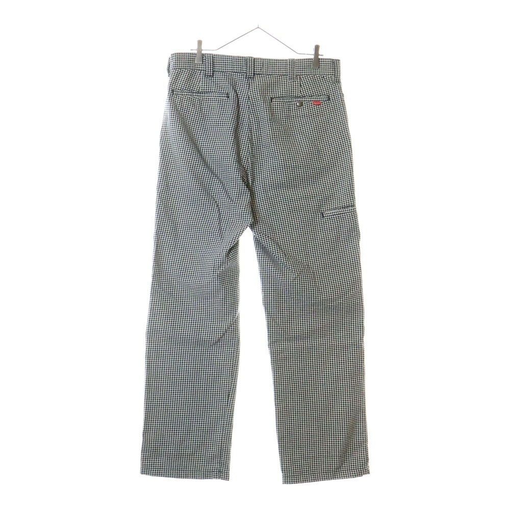 SUPREME(シュプリーム) 25SS Work Pant White Houndstooth ワーク パンツ ブラック/ホワイト