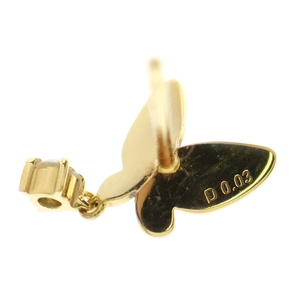 AHKAH(アーカー) 18K アンパピヨンブリリアンダイヤモンド ピアス レディース ゴールド AK1951010400