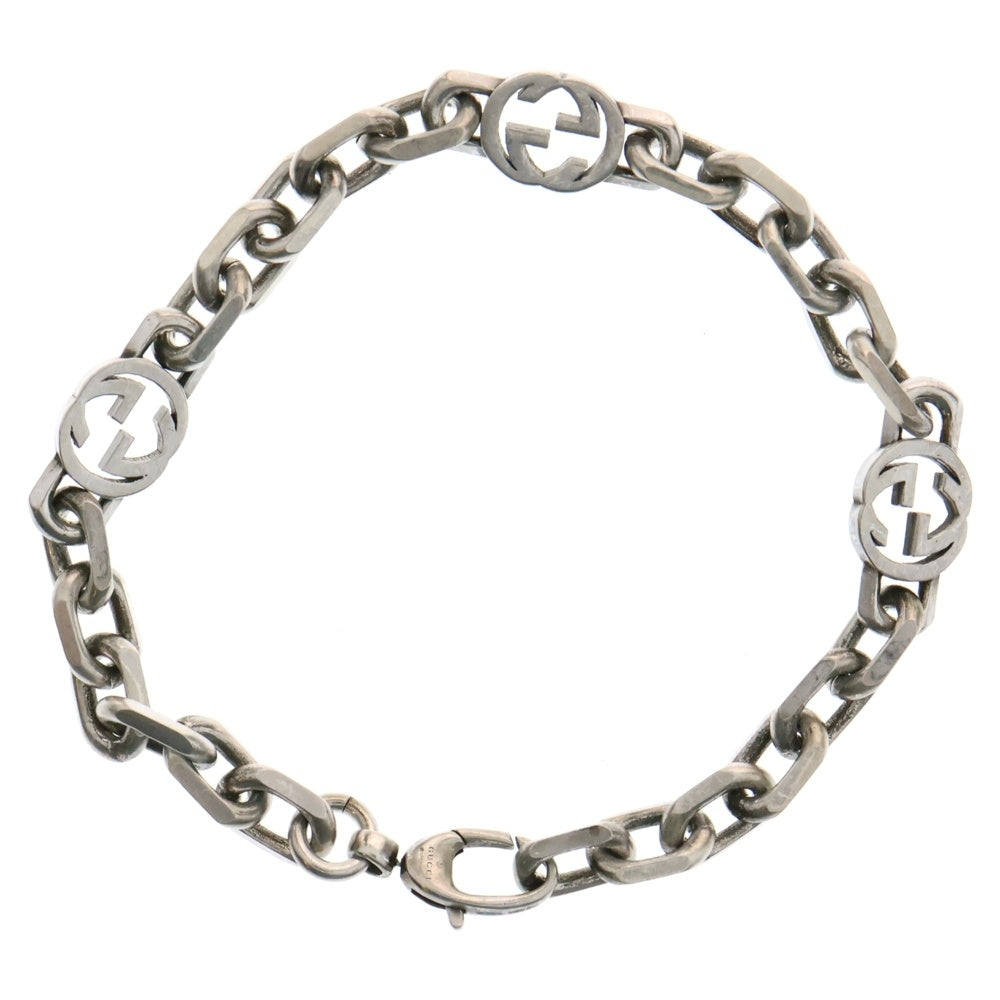 GUCCI(グッチ) インターロッキングG チェーンブレスレット シルバー 620798