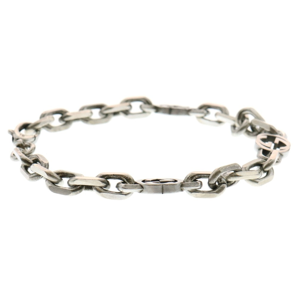GUCCI(グッチ) インターロッキングG チェーンブレスレット シルバー 620798