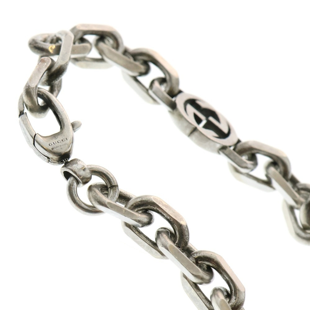 GUCCI(グッチ) インターロッキングG チェーンブレスレット シルバー 620798