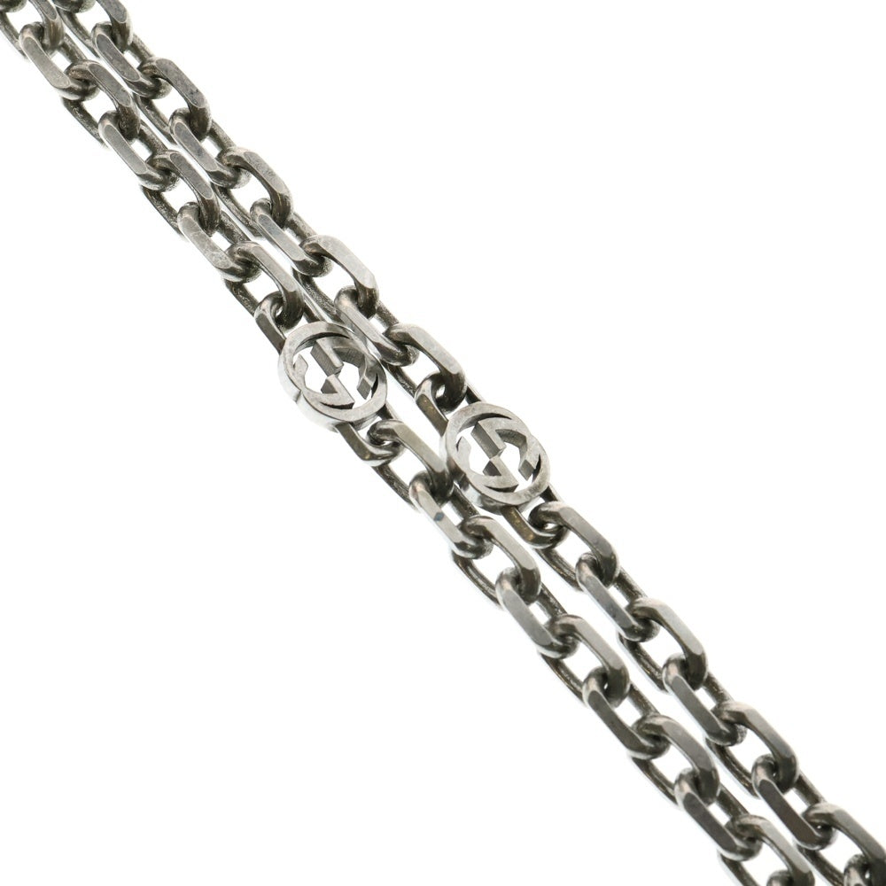 GUCCI(グッチ) インターロッキングG チェーンネックレス シルバー 616941