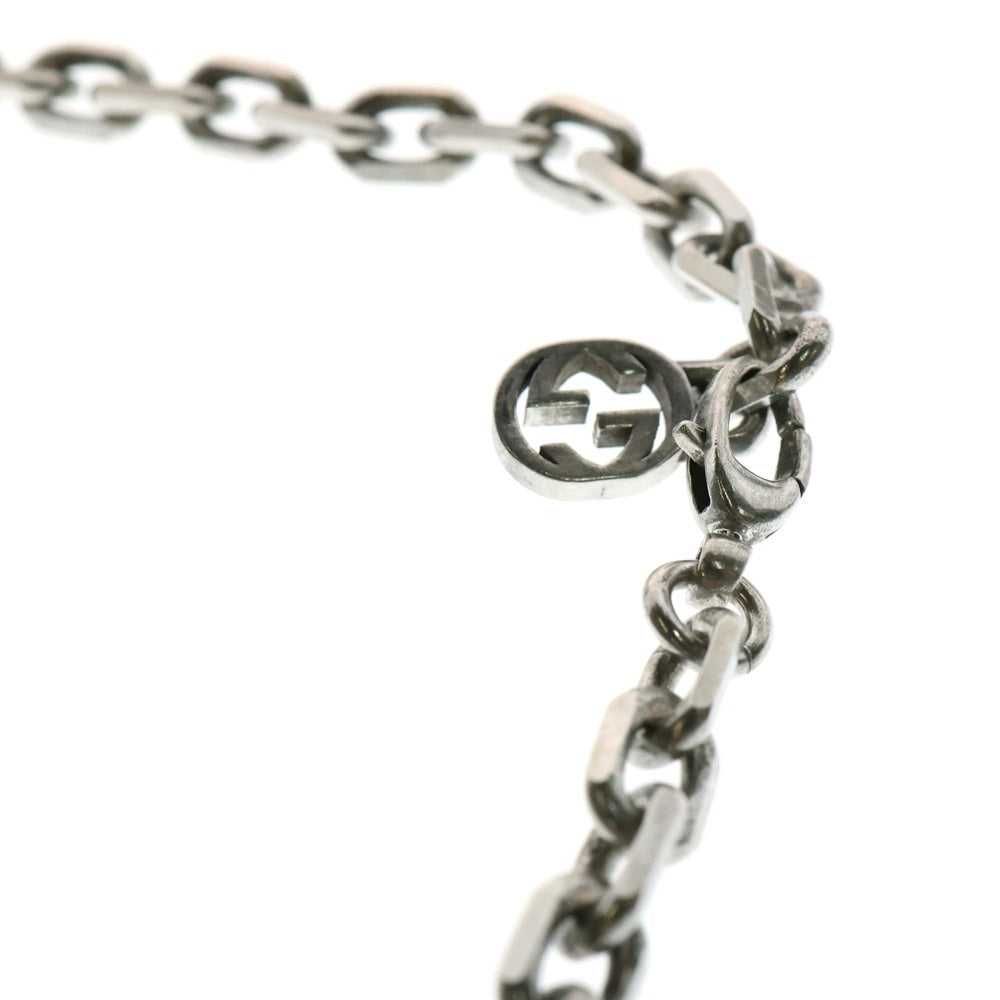 GUCCI(グッチ) インターロッキングG チェーンネックレス シルバー 616941